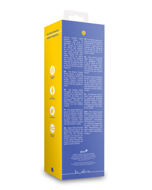 Loveline Pointed Rabbit Vibrator Protanopia 22 cm