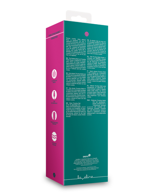 Loveline Stotende Rabbit Vibrator Ancient Sea 20 cm