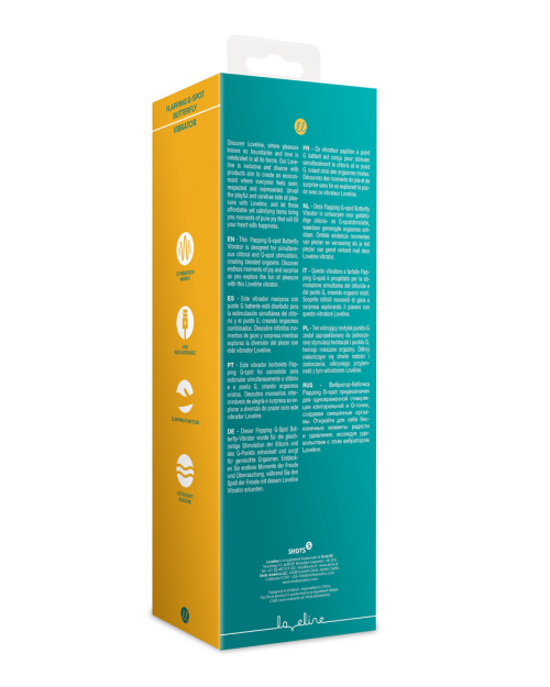 Loveline Flapping G Spot Butterfly Vibrator 26 cm