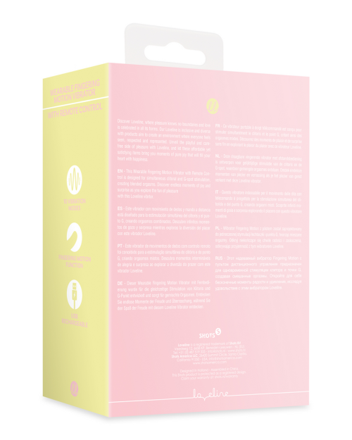 Loveline Wearable Vibrator Cherry Chiffon 13 cm