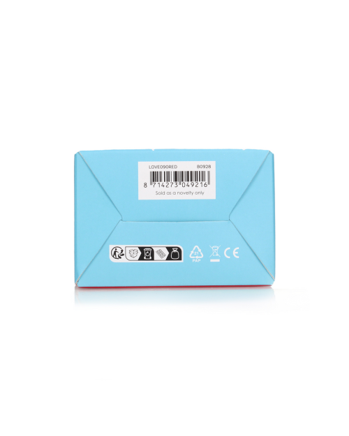 Loveline Swinging Rabbit G-Spot Vibrator Brighto Red 22 cm