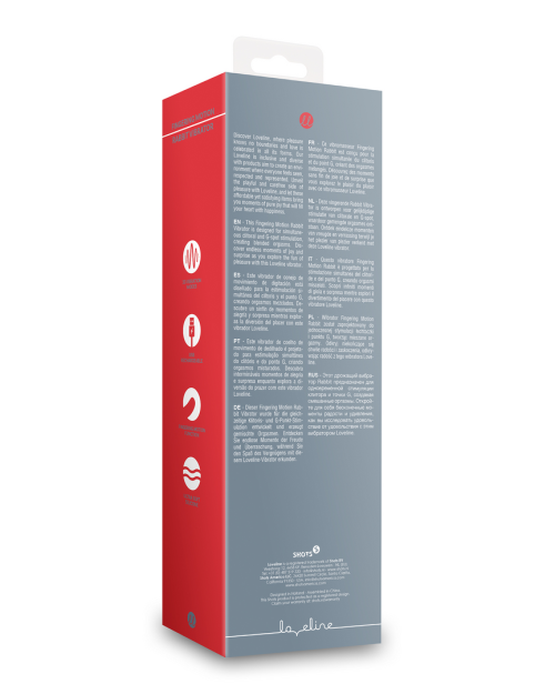 Loveline Fingering Motion Rabbit Vibrator 22 cm