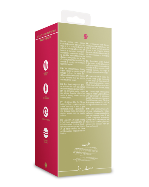 Loveline Roterende Rabbit Vibrator Spring Sage 19 cm