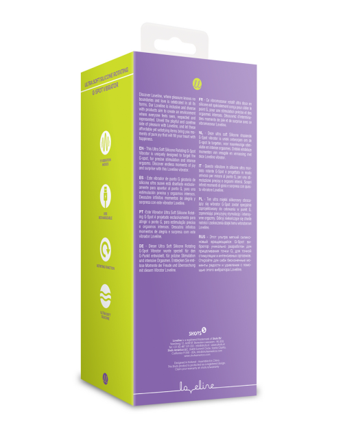 Loveline Roterende G-Spot Vibrator Lavender Spectacle 20 cm