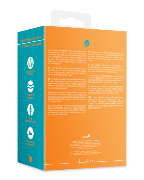 Loveline Pulserende G Spot Vibrator 13 cm