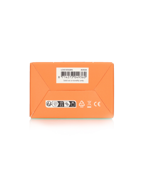 Loveline Ribbed Mini Vibrator Spring Sage 12 cm