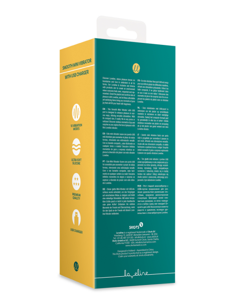 Loveline Smooth Mini Vibrator Ancient Sea 13 cm