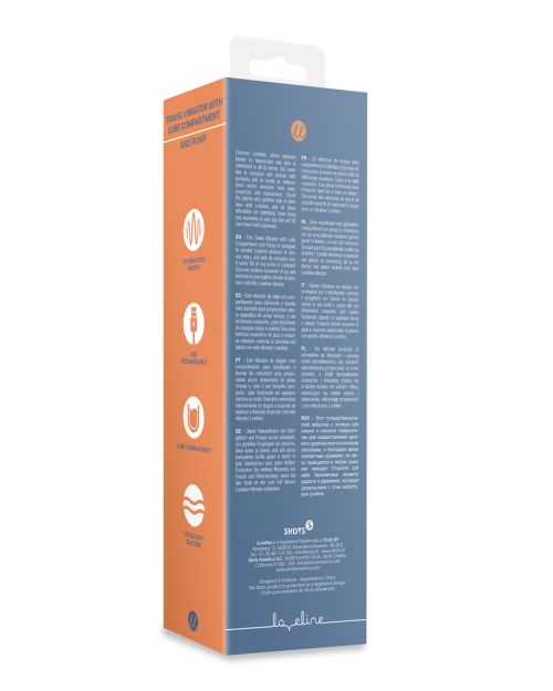 Loveline Travel Vibrator Blue Horizon 19 cm