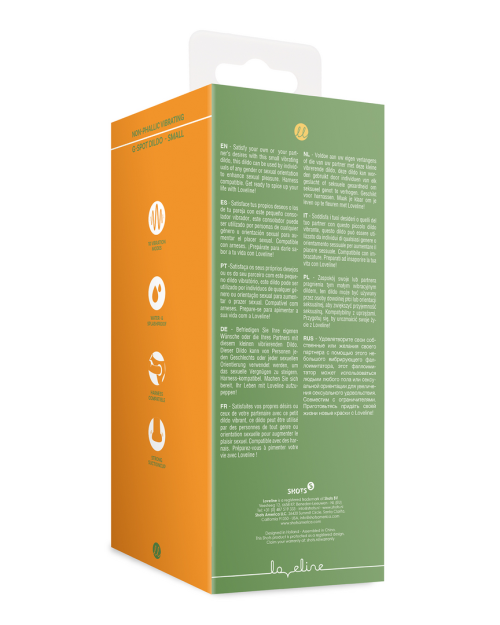 Loveline Vibrerende Dildo Forest Green 16 cm