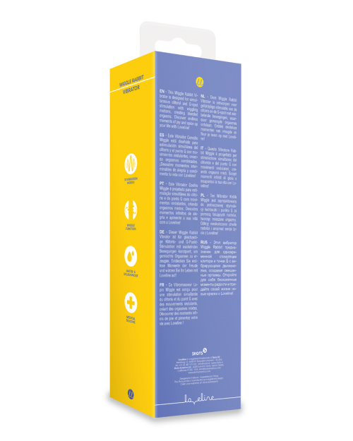 Loveline Wiggle Rabbit Vibrator Jetset Blue 24 cm