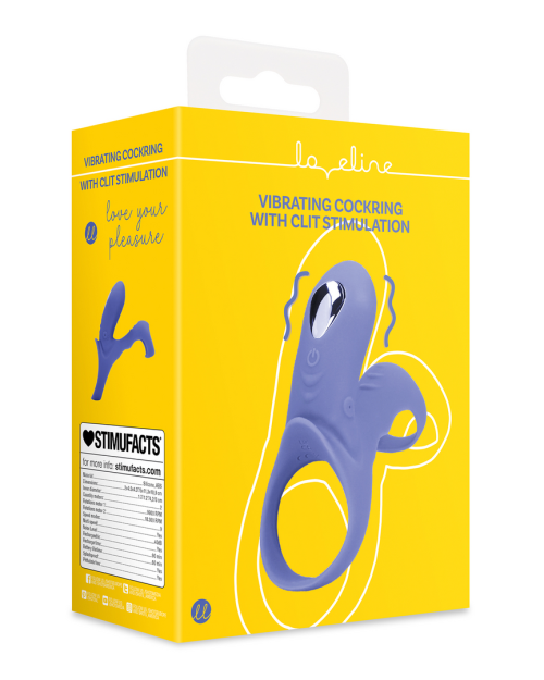 Loveline Vibrerende Cockring Tamiya Blue 11 cm