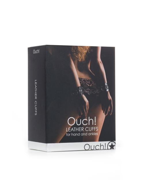 Ouch! Lederen Handboeien