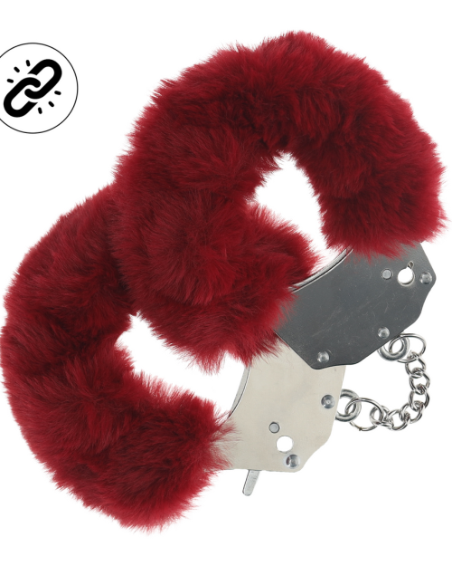 Ouch! Fluffy Handboeien Bruin