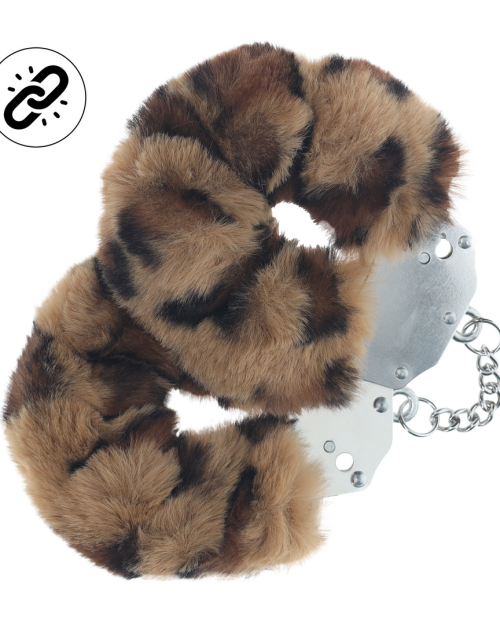 Ouch! Fluffy Handboeien Bruin