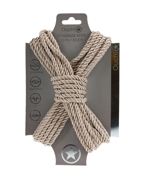 Ouch! Polyester Bondage Touw 10 Meter Blauw