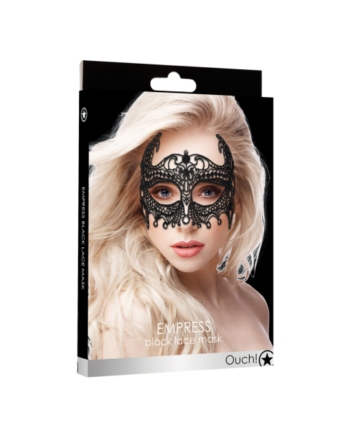 Ouch! Empress Zwart Kanten Masker