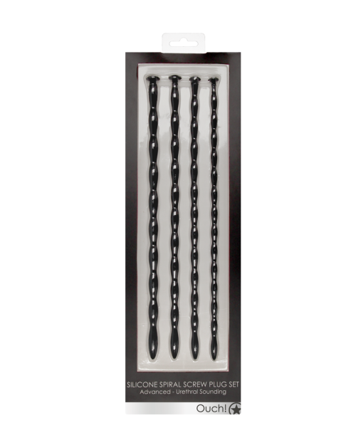 Ouch! Silicone Spiral Screw Plug Set Advanced