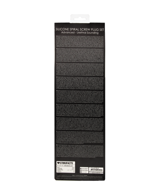 Ouch! Silicone Spiral Screw Plug Set Advanced