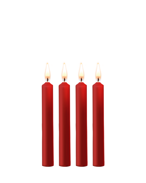 Ouch! Teasing Hot Wax SM Kaarsen 4 Stuks Mix