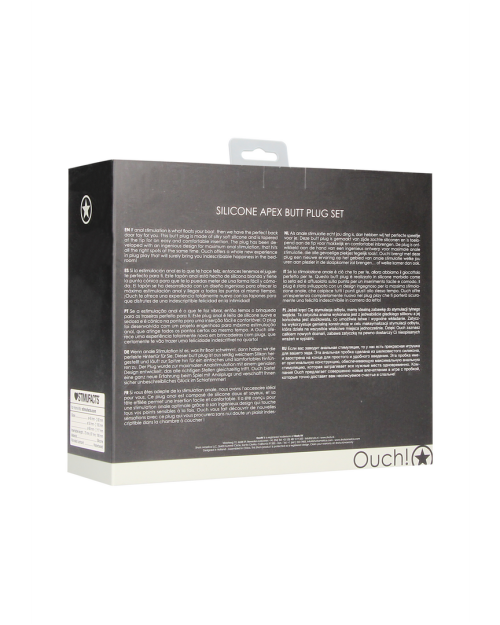 Ouch! Apex Buttplug Set