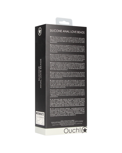 Ouch! Anal Love Beads 15 cm