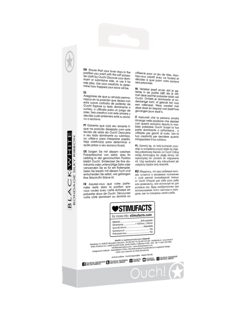 Ouch! Bondage Zijdezacht Lint