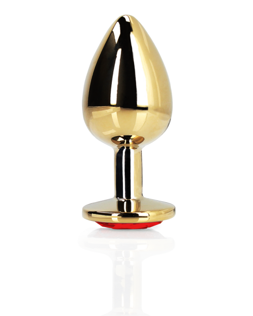 Ouch! Gouden Buttplug Met Hartje M