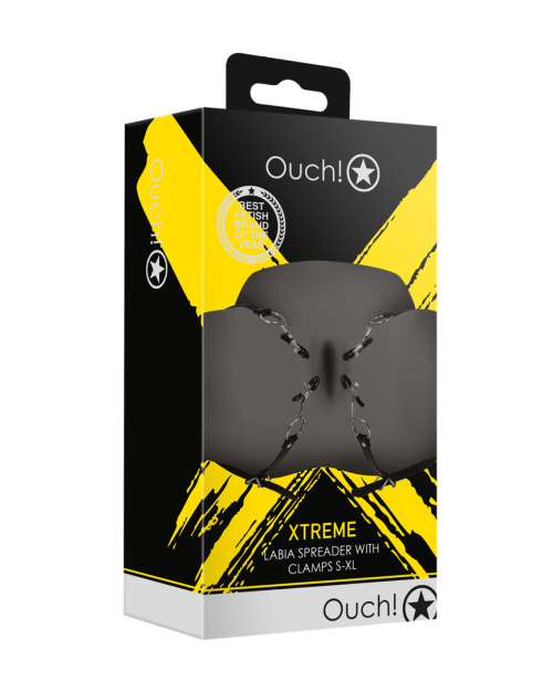 Ouch! Extreme Schaamlippen Spreider Met Klemmen