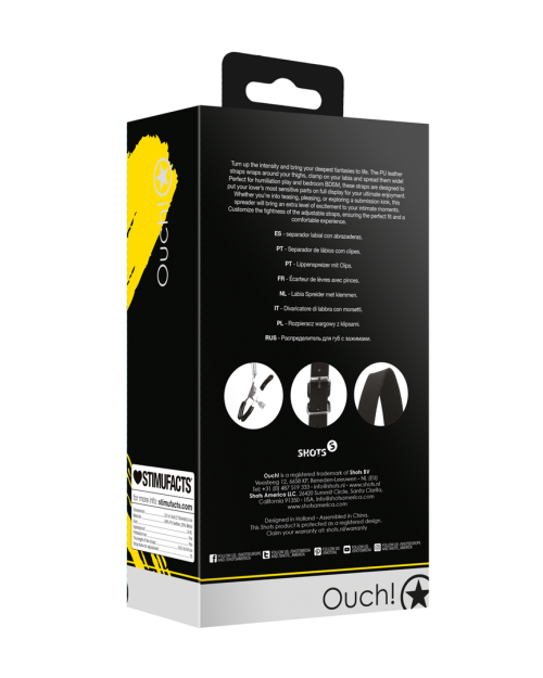 Ouch! Extreme Schaamlippen Spreider Met Klemmen