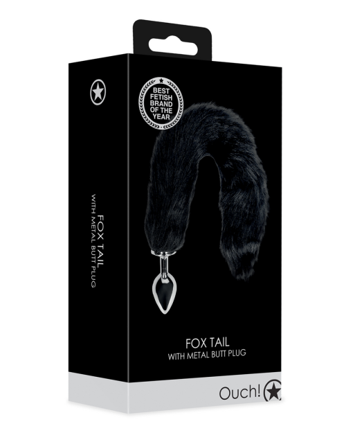 Ouch! Metalen Buttplug Met Lange Staart