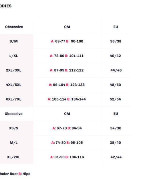 Obsessive Donna Dream Open Kruis Teddy M/L