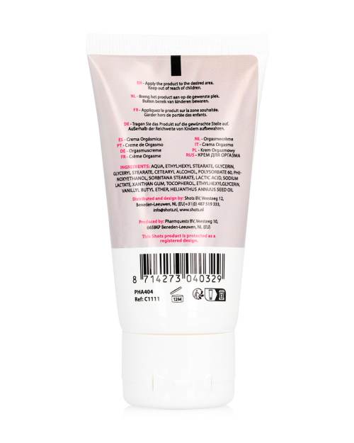 Pharmquests Orgasm Cream 50 ml