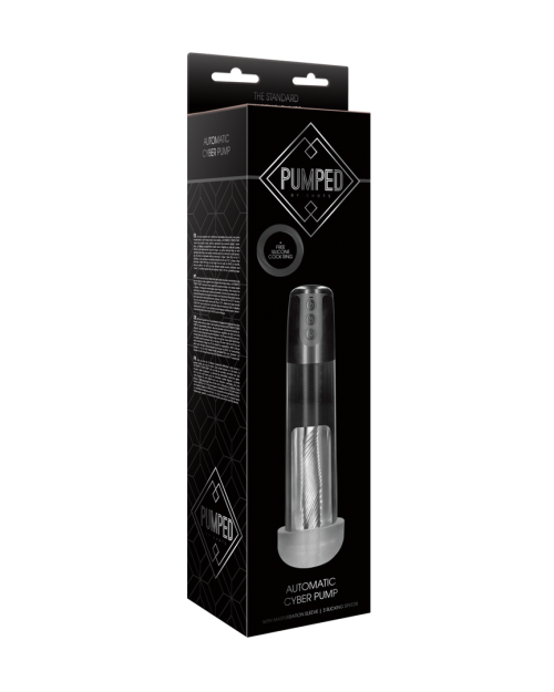 Pumped Automatische Cyber Penispomp Met Sleeve