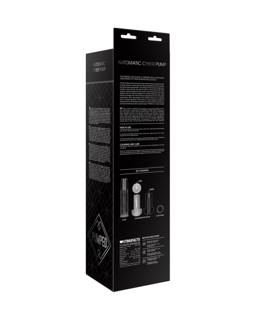 Pumped Automatische Cyber Penispomp Met Sleeve