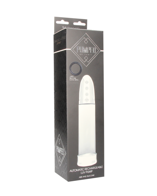 Pumped Automatische Oplaadbare Luv Penispomp Transparant