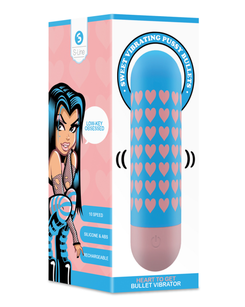 S-Line Heart To Get Mini Vibrator 8 cm