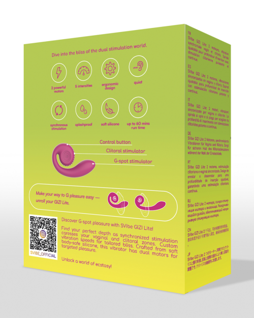 SVibe Gizi Lite Snail Dual G-Spot Stimulator