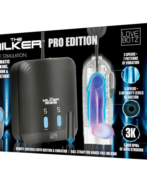 XR Brands The Milker Pro Editie Love Botz Zuigende Masturbator