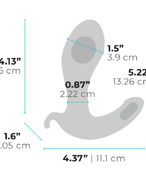 B-Vibe Expand Prostaat Vibrator 13 cm