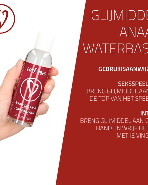 Erovibes Glijmiddel Anaal Waterbasis 150 ml