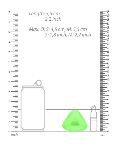 Ouch! Glow in the Dark Cockring&Balriem