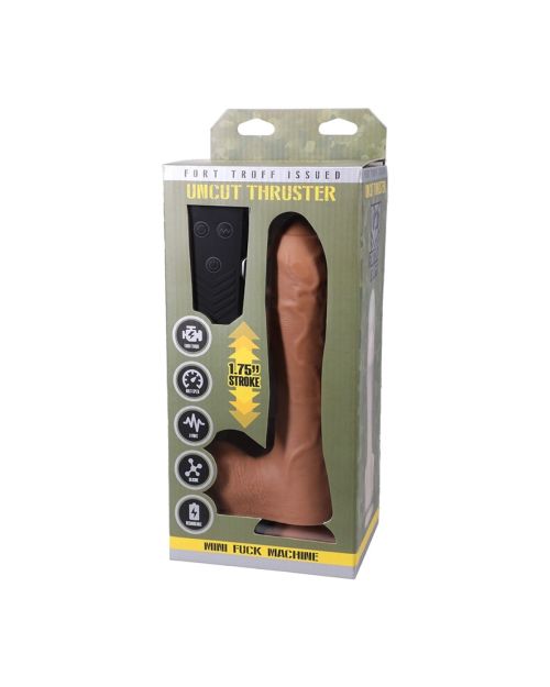 Doc Johnson Fort Troff Issued Uncut Stotende Vibrator 21 Cm