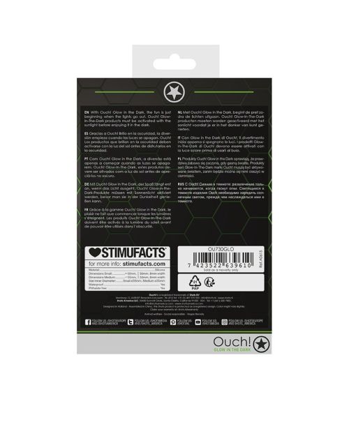 Ouch! Glow in the Dark Cockringset 2 Stuks