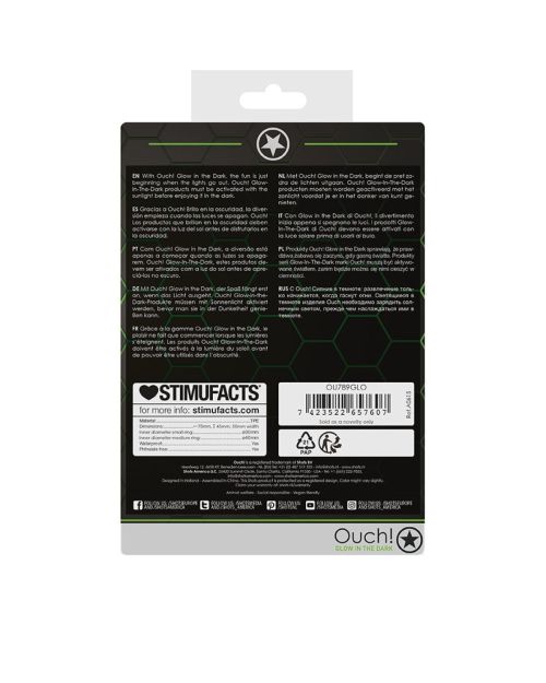 Ouch! Glow in the Dark Cockring&Ballstretcher