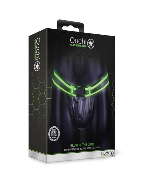 Ouch! Glow in the Dark Jockstrap Met Gesp #1 L/XL
