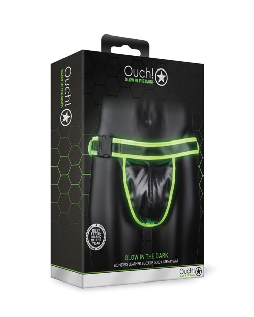 Ouch! Glow in the Dark Jockstrap Met Gesp #2 L/XL