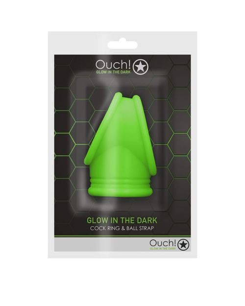 Ouch! Glow in the Dark Cockring&Ballstretcher
