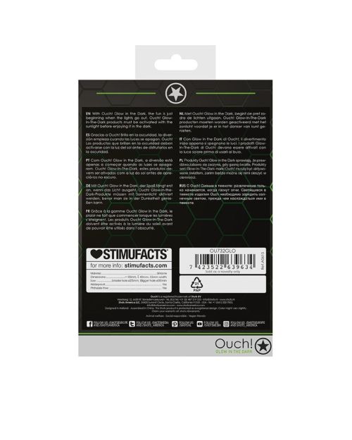 Ouch! Glow in the Dark Cockring&Balriem